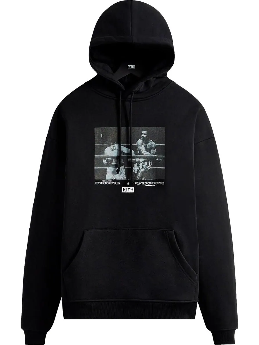 Худи Kith For Rocky Title Fight Hoodie 'Black' — изображение 1 из 2, черный