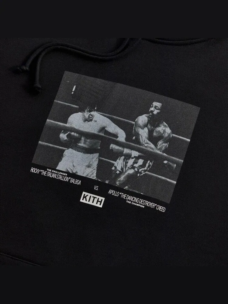 Худи Kith For Rocky Title Fight Hoodie 'Black' — изображение 2 из 2, черный