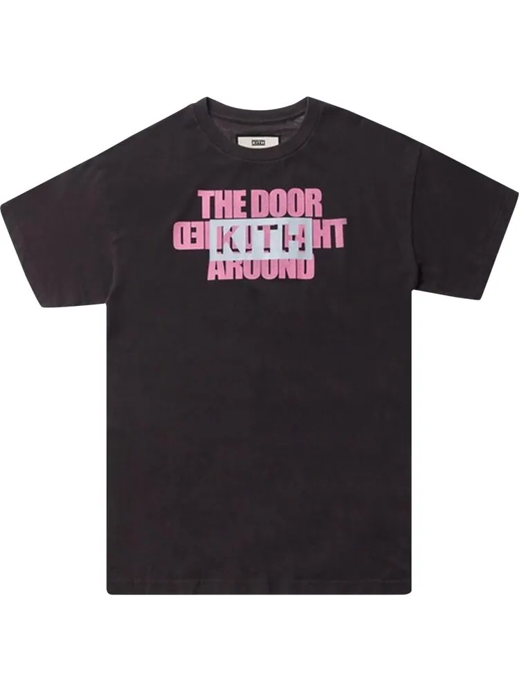 Футболка Kith World Tour Tee 'Black' — изображение 1 из 1, черный