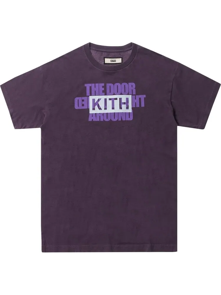 Футболка Kith World Tour Tee 'Purple' — изображение 1 из 1, фиолетовый