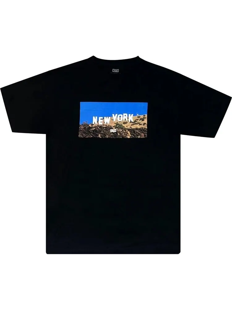 Футболка Kith NY Sign Tee 'Black' — изображение 1 из 2, черный