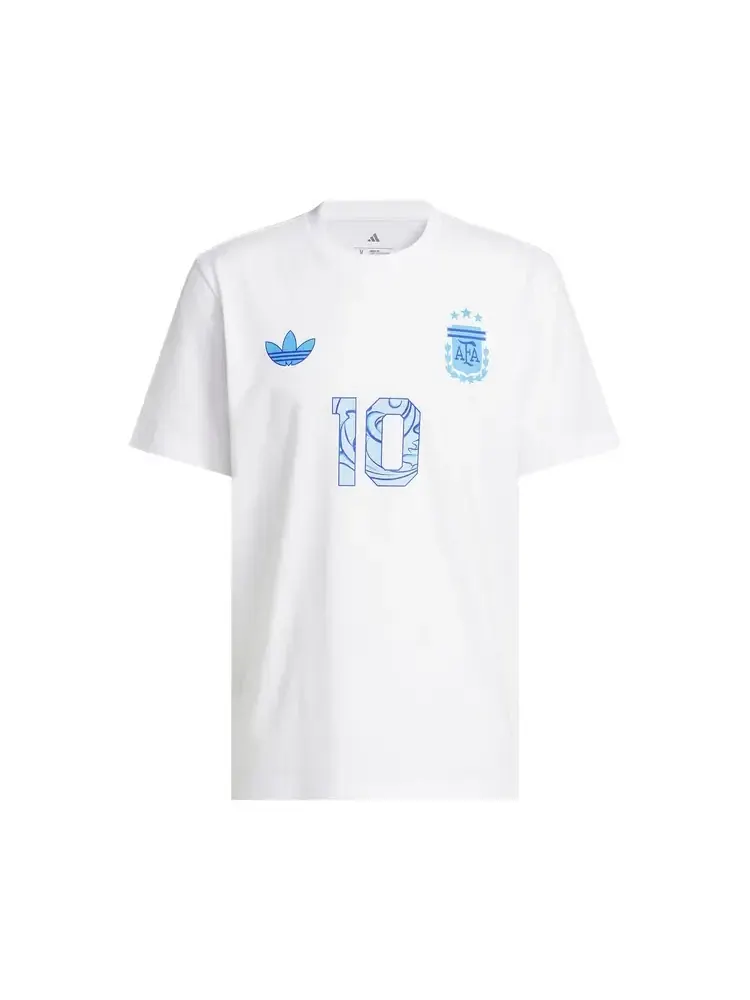 Футболка Adidas M Messi N&N Away Graphic Tee — изображение 1 из 1, белый