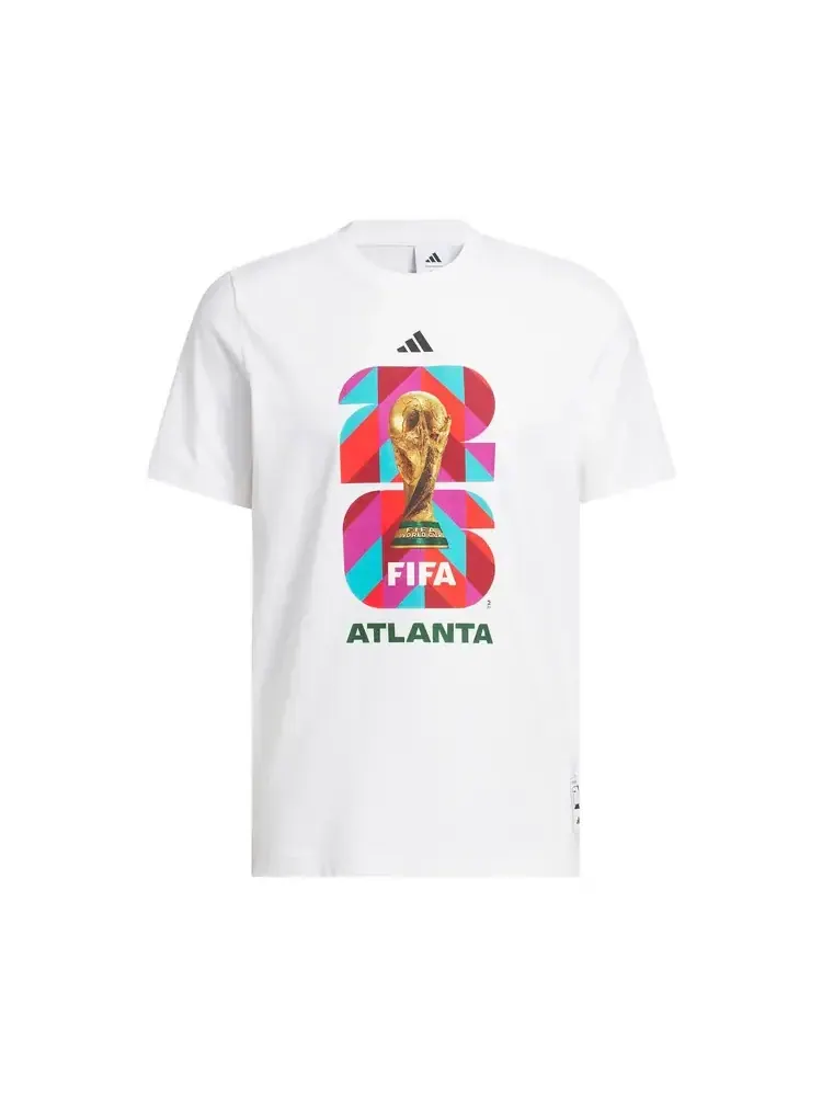 Футболка Adidas FIFA World Cup 26 Host City Atlanta — изображение 1 из 1, белый
