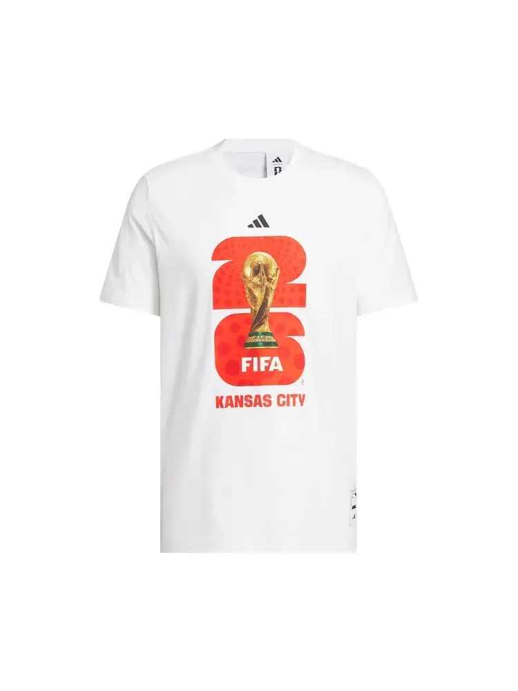 Футболка Adidas FIFA World Cup 26 Host City Kansas City — изображение 1 из 1, белый