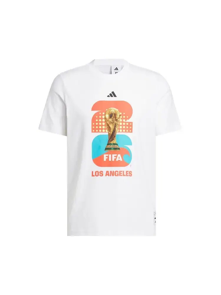 Футболка Adidas FIFA World Cup 26 Host City Los Angeles Graphic — изображение 1 из 1, белый