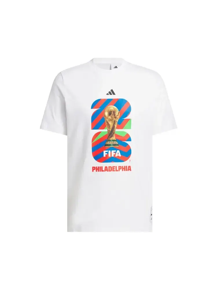 Футболка Adidas FIFA World Cup 26 Host City Philadelphia — изображение 1 из 1, белый