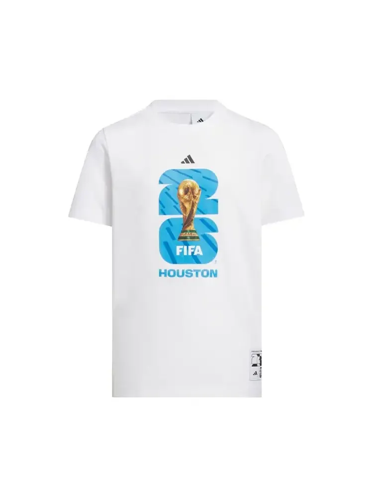 Футболка Adidas FIFA World Cup 26 Host City Houston с графическим принтом — изображение 1 из 1, белый