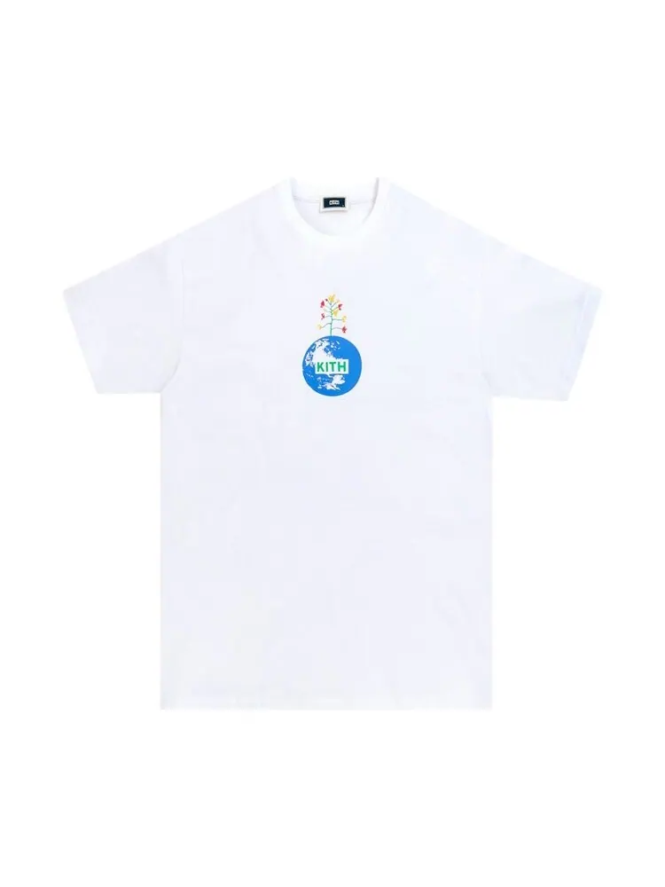 Футболка Kith Earth Day Tee With Reuseable Tote Bag 'White' — изображение 1 из 1, белый
