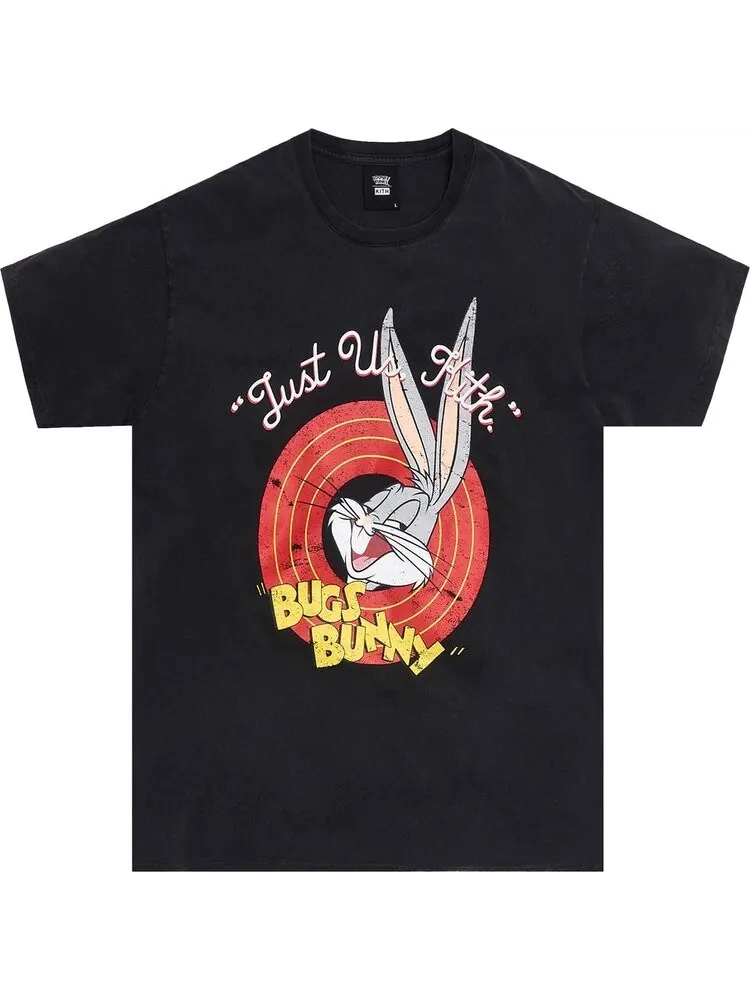 Футболка Kith x Looney Tunes Bugs Vintage Tee 'Black' — изображение 1 из 1, черный