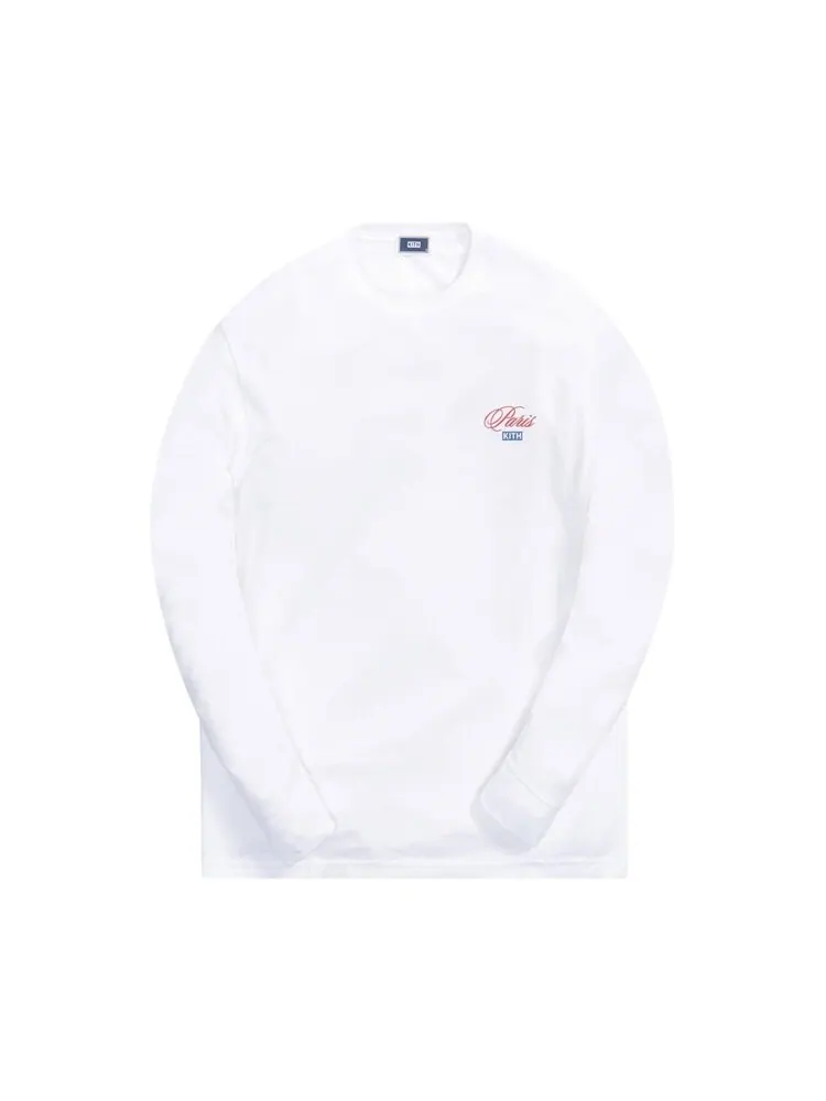 Лонгслив Kith Paris Opening Long-Sleeve Tee 'White' — изображение 1 из 1, белый