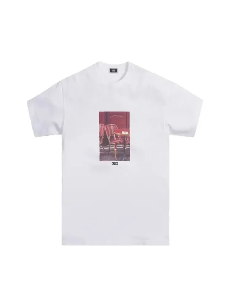 Футболка Kith Paris Cafe Tee — изображение 1 из 1, белый