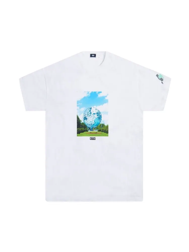 Футболка Kith 5 Borough Queens Tee 'White' — изображение 1 из 1, белый