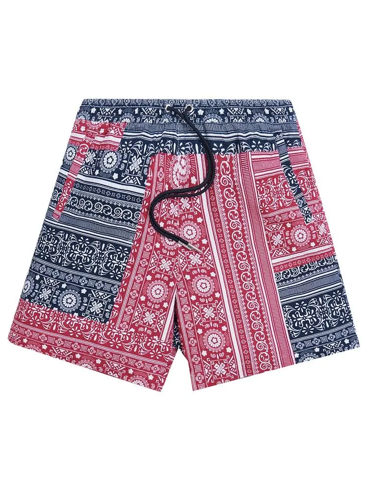 Брюки Kith Patchwork Bandana Hardaway — 1