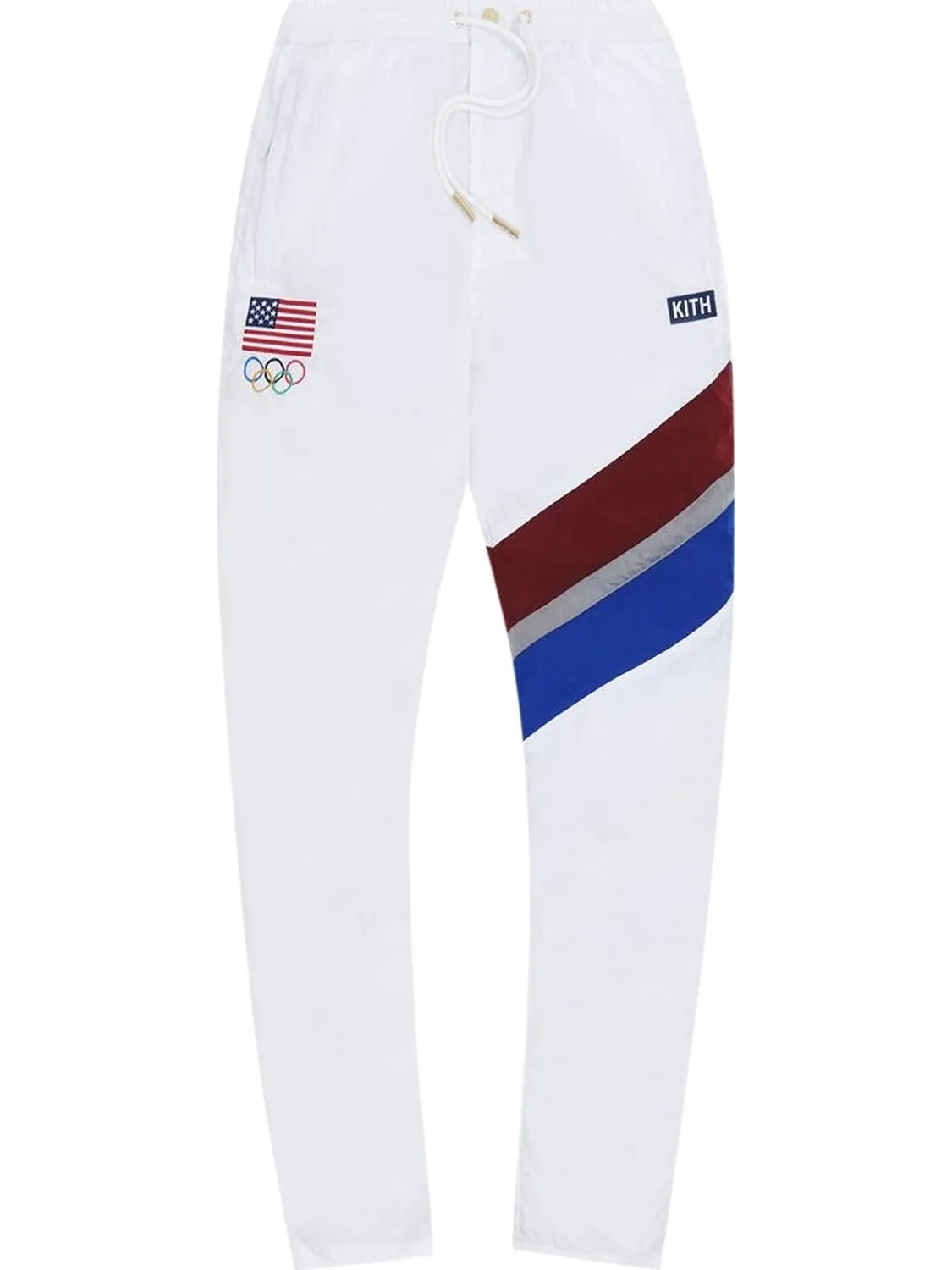 Брюки Kith USA Track Pant 'White' — изображение 1 из 1, белый