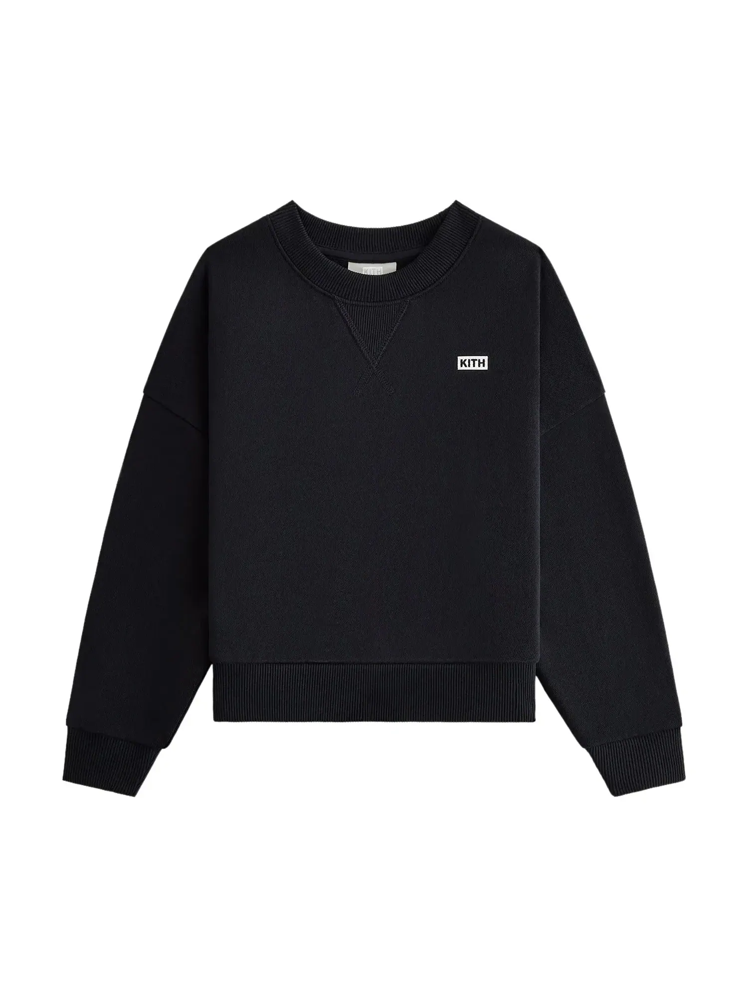 Свитшот Kith с длинным рукавом Nelson Crewneck — изображение 1 из 2, черный