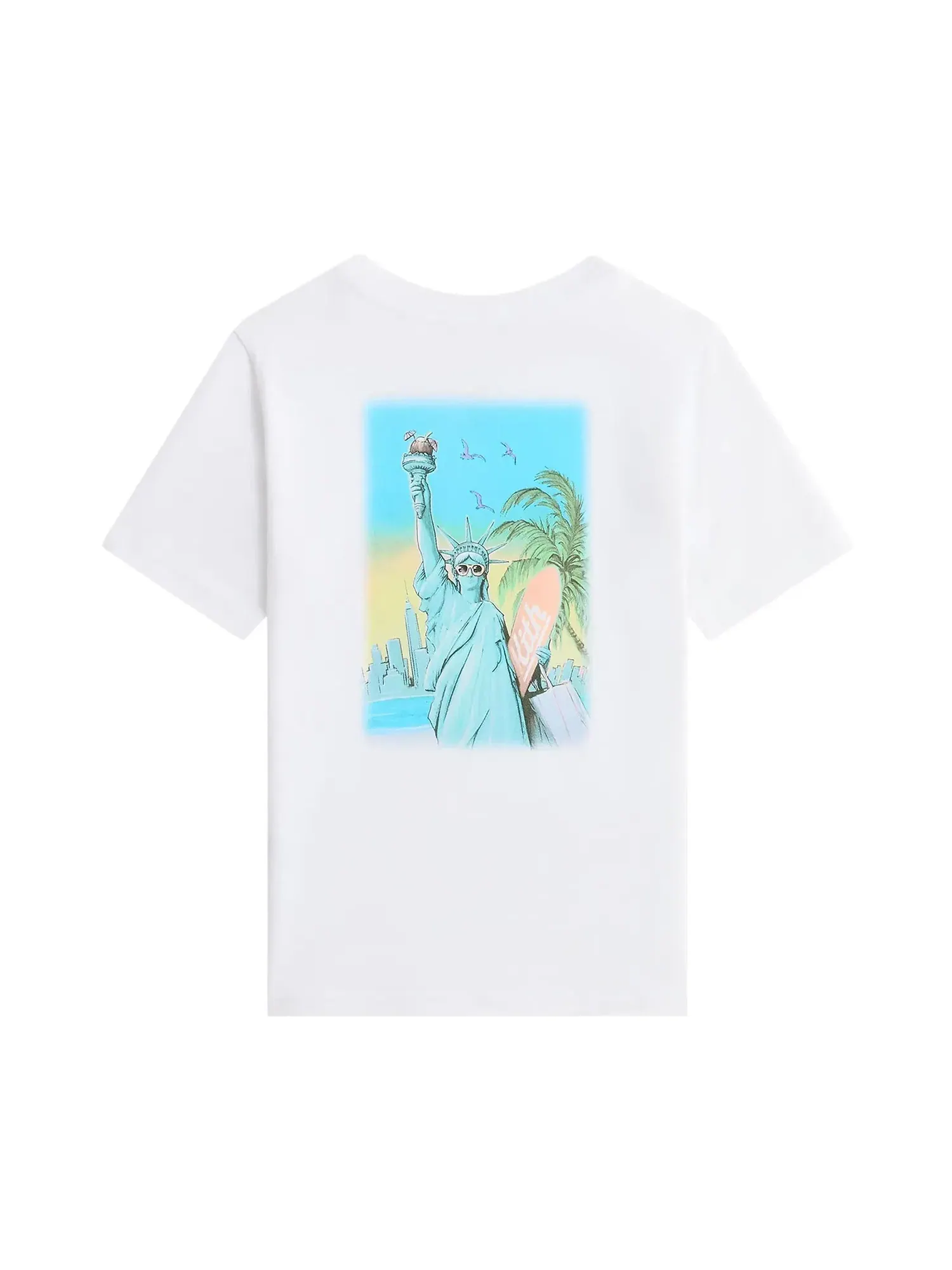 Футболка Kith Lady Liberty Vintage Graphic Tee — изображение 2 из 2, белый