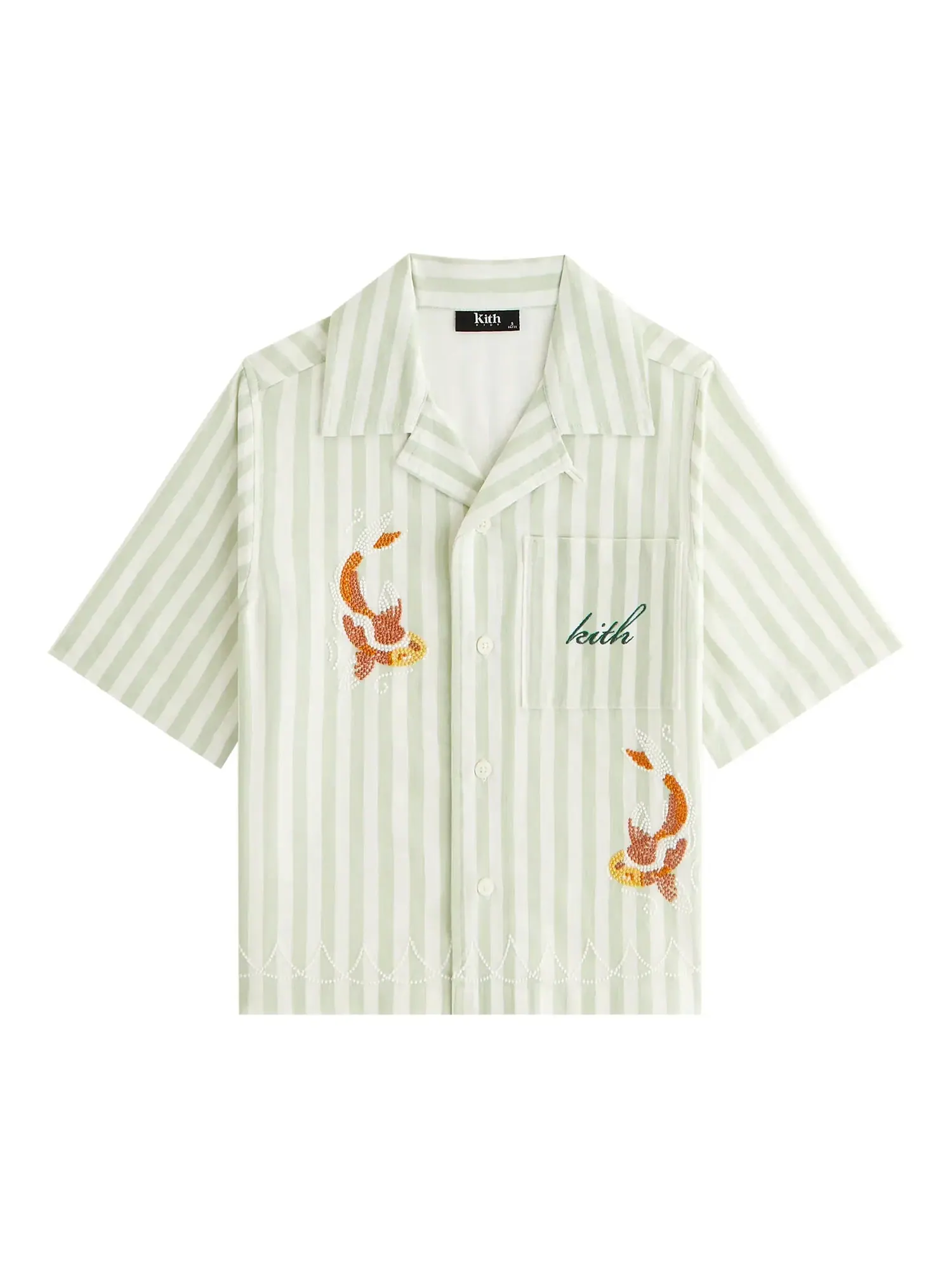 Рубашка Kith Embroidered Thompson Camp Shirt — 1