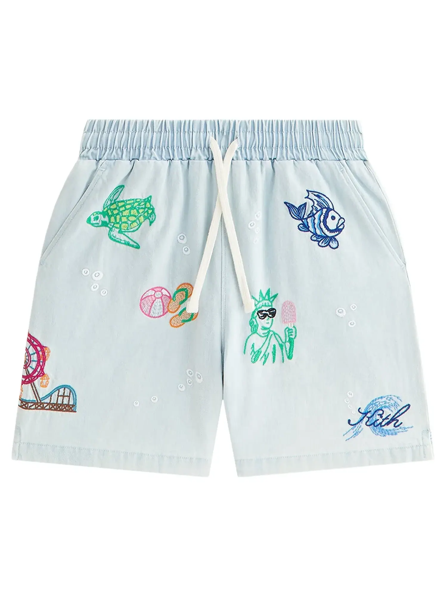 Шорты Kith Novelty Thompson Camp Short — изображение 1 из 2, светлый индиго