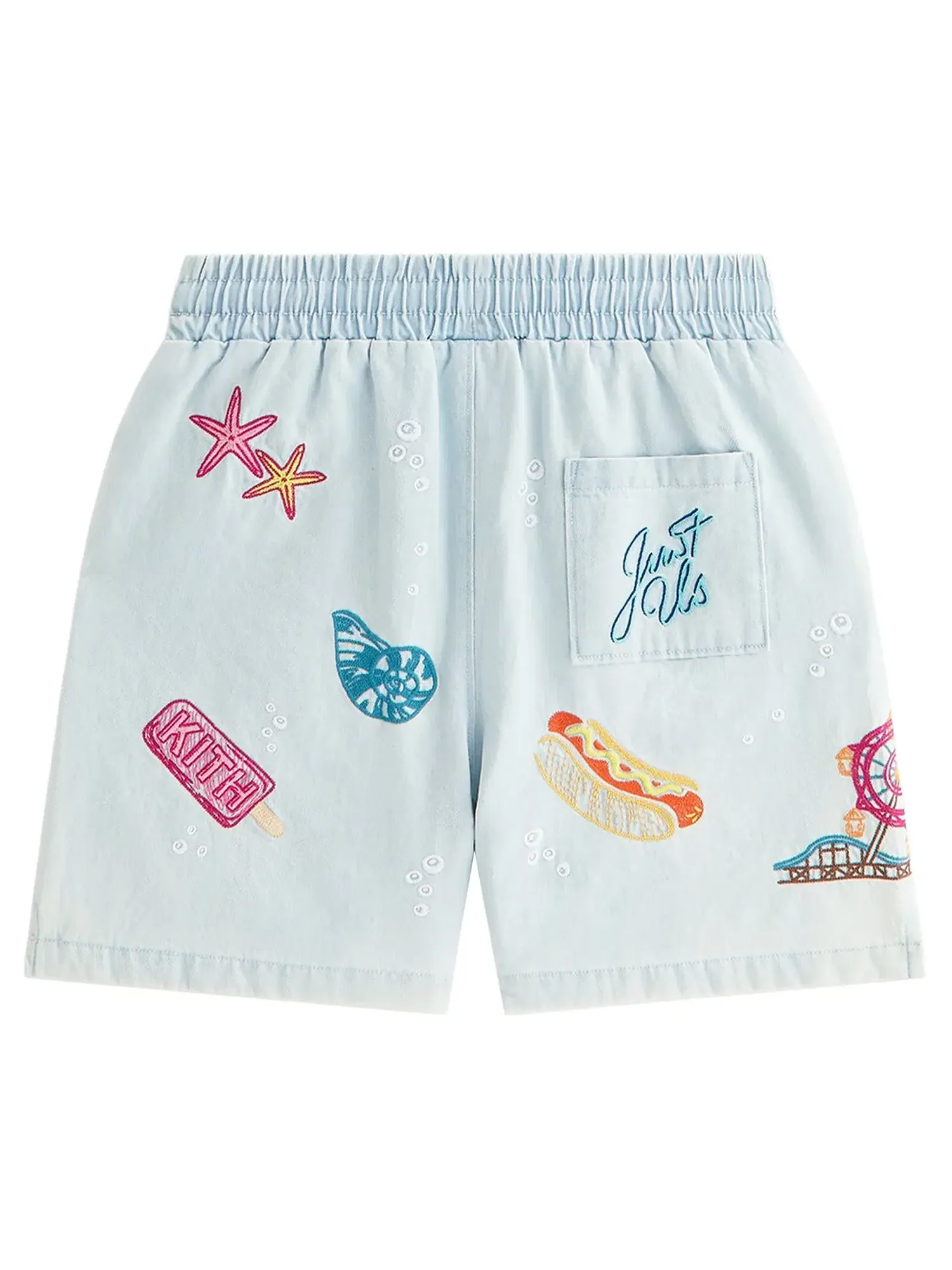 Шорты Kith Novelty Thompson Camp Short — изображение 2 из 2, светлый индиго