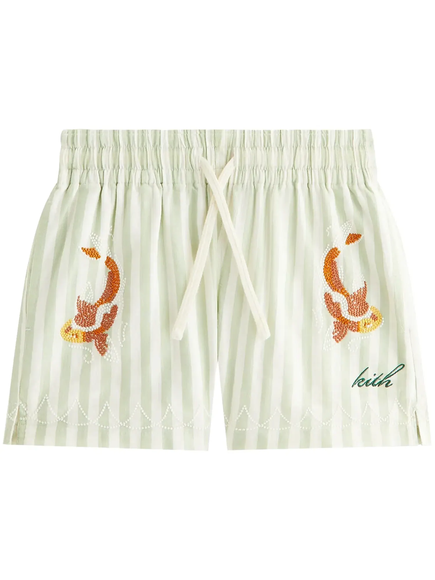 Шорты Kith Embroidered Bennet Camp Short — изображение 1 из 2, шалфейный
