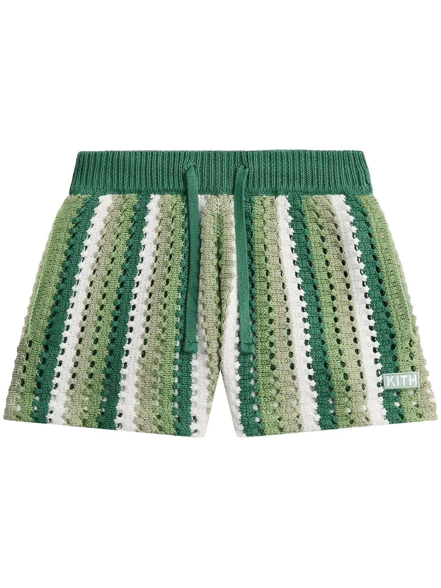 Шорты Kith Open Knit Camp Short — изображение 1 из 2, шалфейный