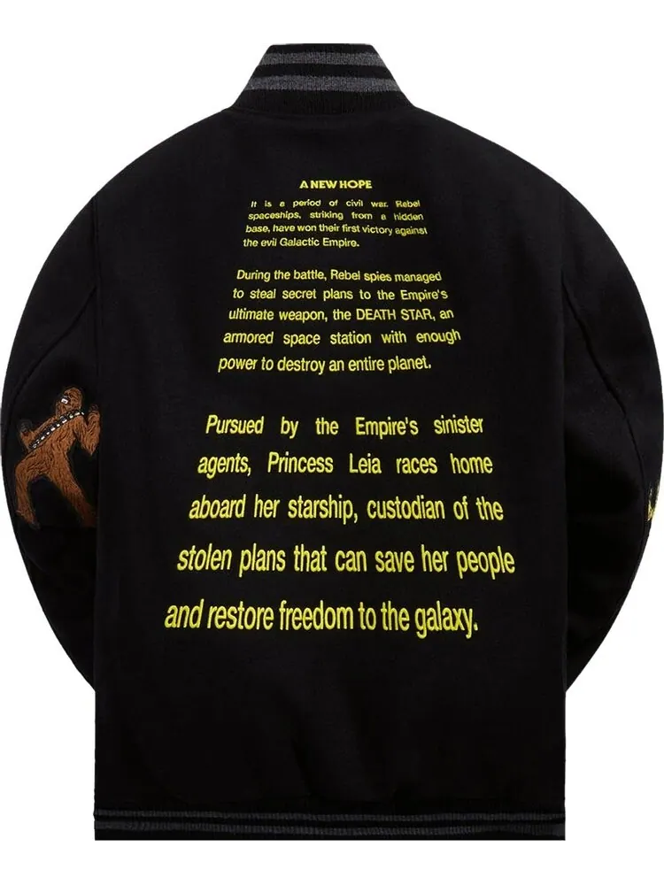 Куртка Kith For Star Wars for Golden Bear Varsity Jacket 'Black' — изображение 2 из 2, черный