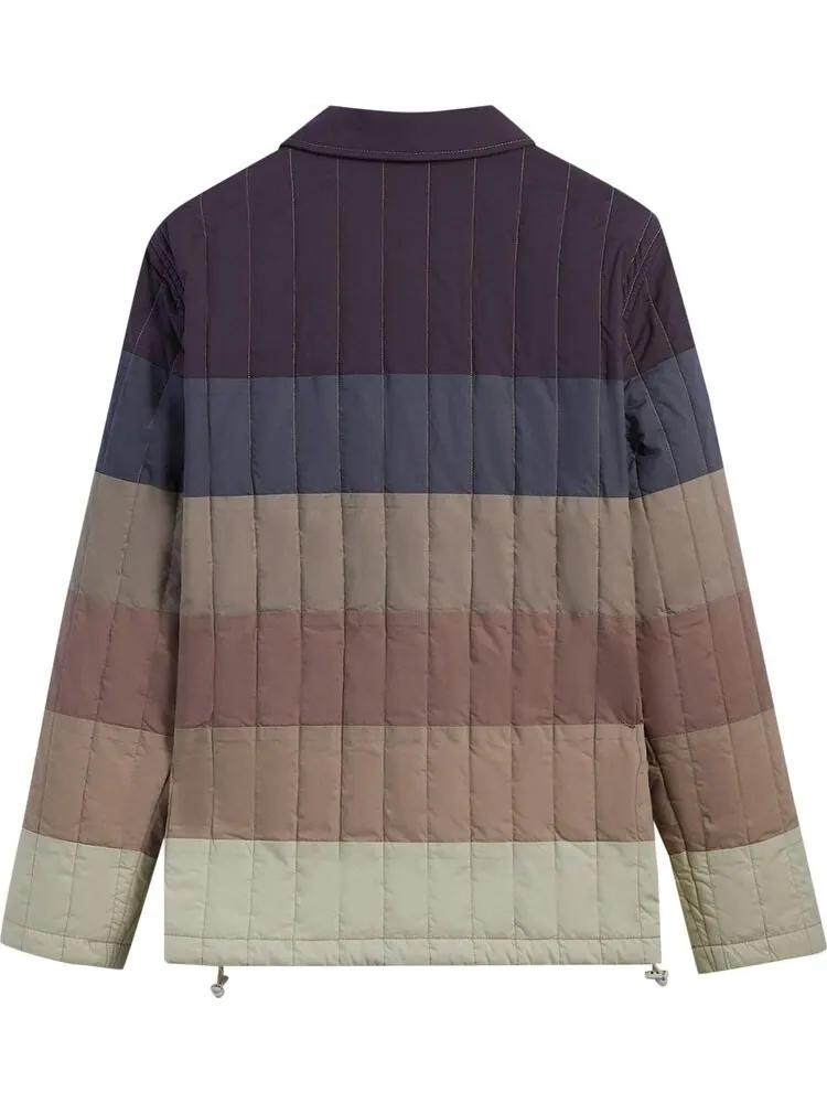 Куртка Kith Striped Poplin Carmine Coaches Jacket 'Battleship' — изображение 2 из 2, мульти