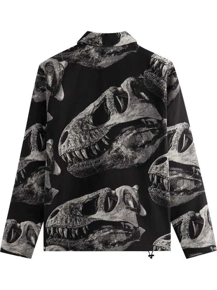 Куртка Kith For AMNH T-Rex Coaches Jacket 'Black' — изображение 2 из 2, черный