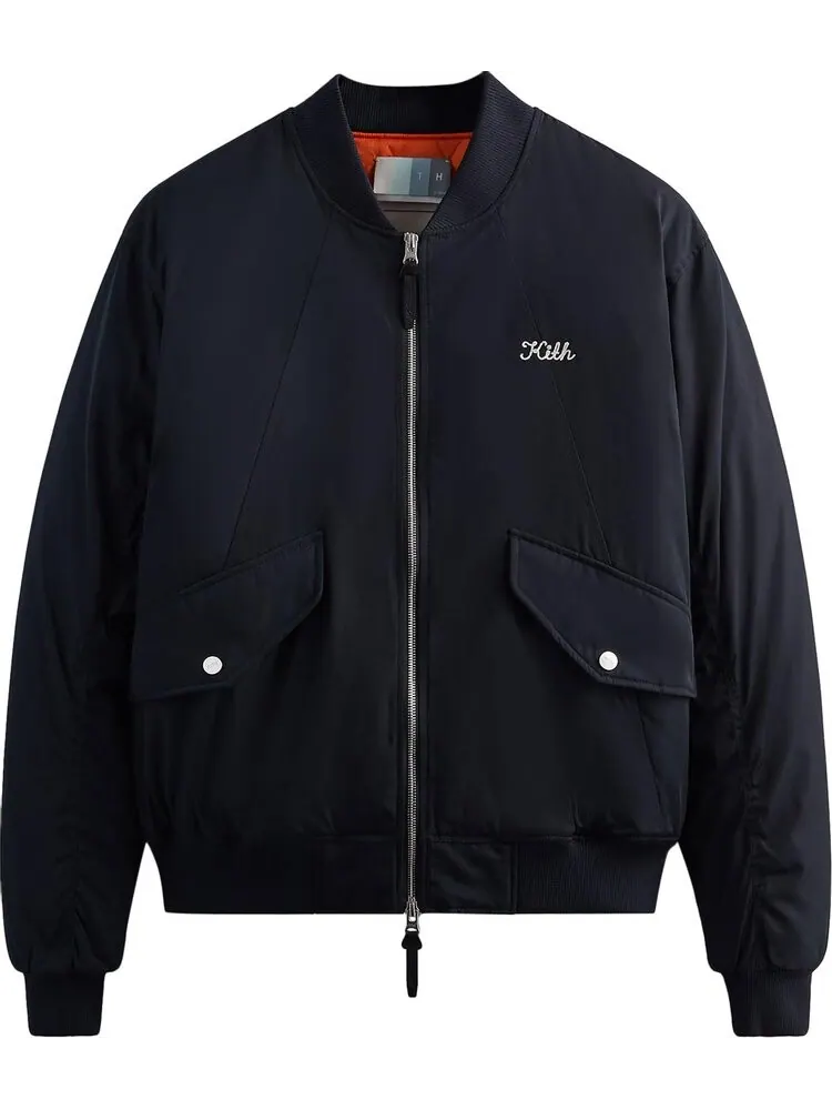 Куртка Kith Dumont Flight Bomber Jacket 'Black' — изображение 1 из 2, черный