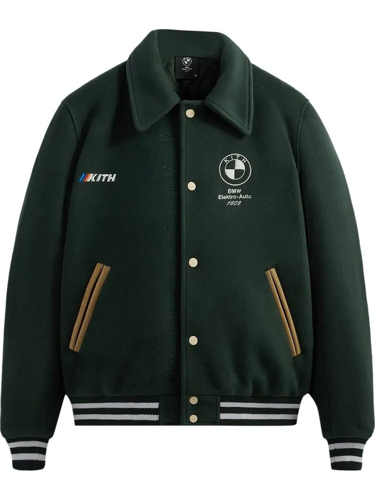 Куртка Kith For BMW Coaches Jacket 'Vitality' — изображение 1 из 2, зеленый
