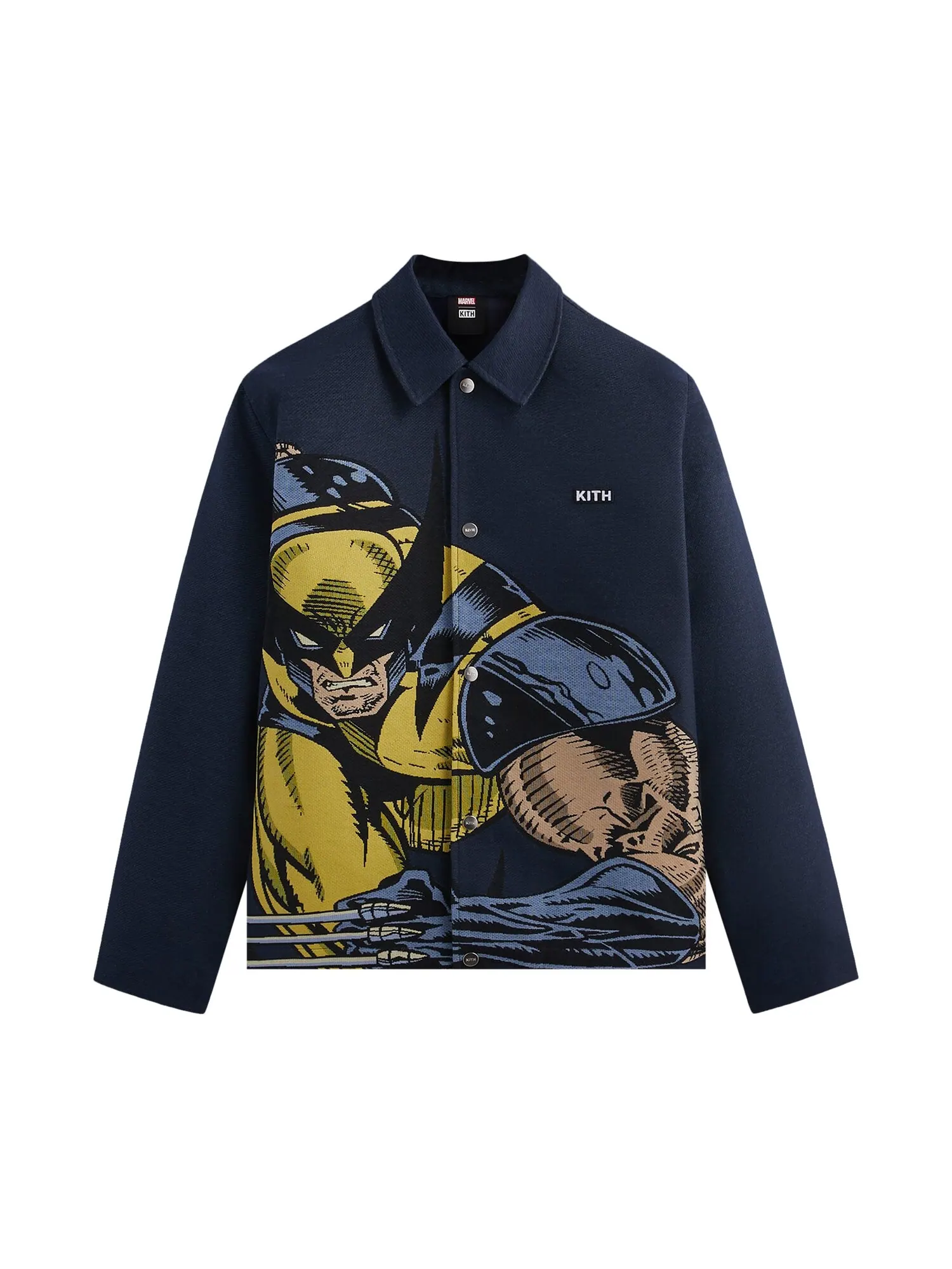 Тренерская куртка Kith For X-Men Wolverine Tapestry Nocturnal — изображение 1 из 2, ночной