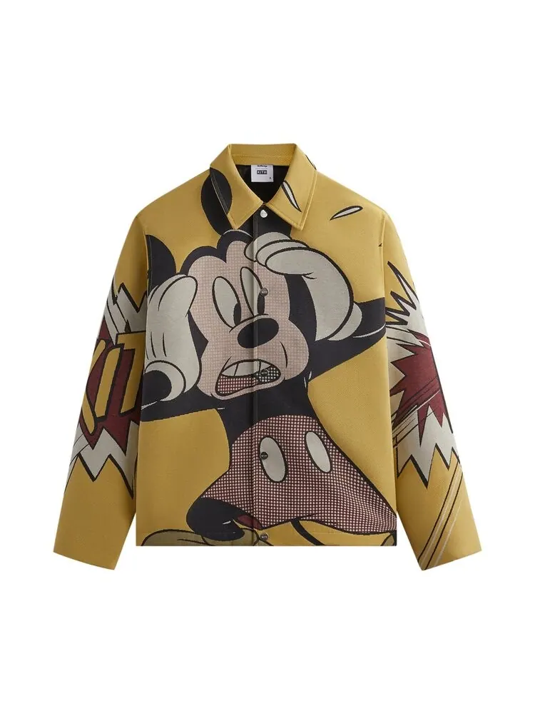 Куртка Kith For Mickey & Friends Tapestry Coaches 'Beam' — изображение 1 из 2, бежевый