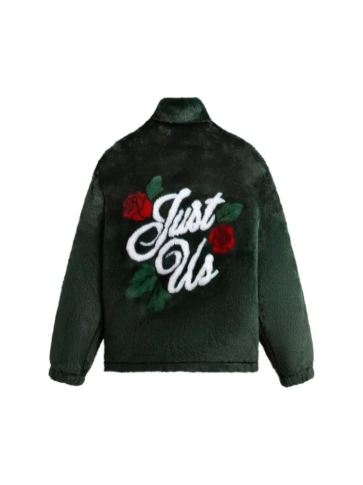 Куртка Kith Lloyd Faux Fur Track 'Stadium' — изображение 2 из 2, зеленый
