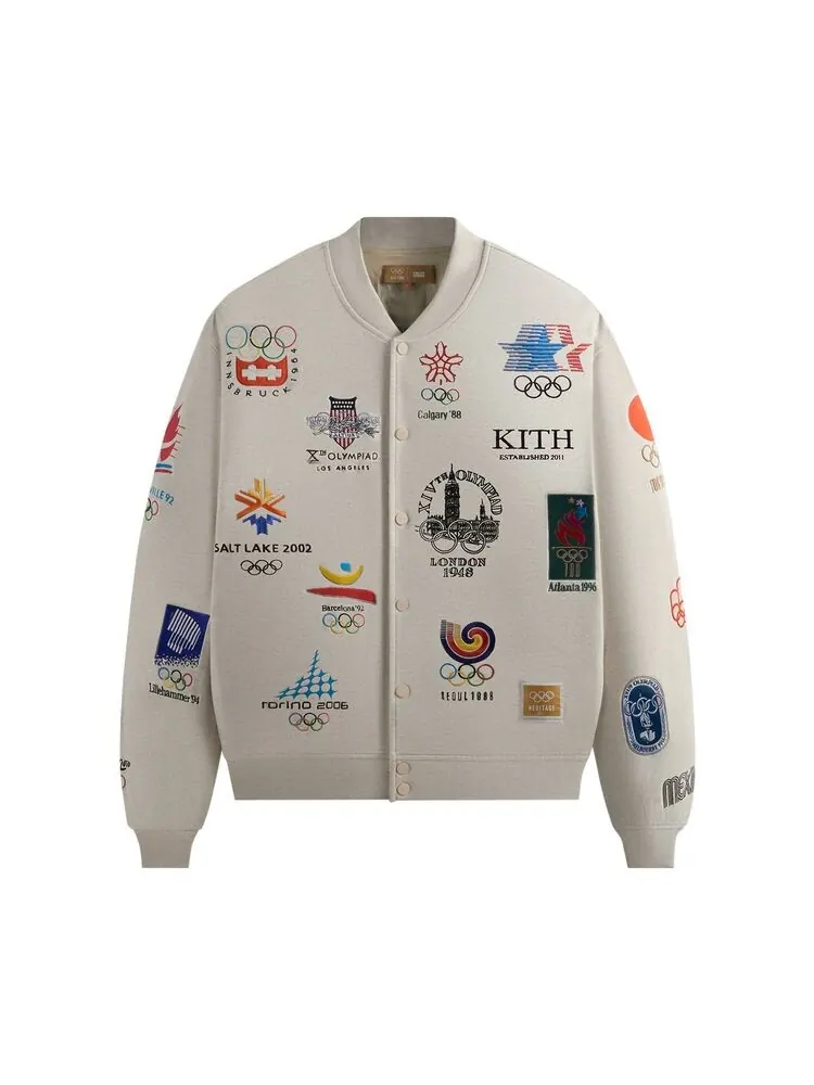 Куртка Kith for Olympics Heritage Marvin Bomber Jacket Sandy Heather — изображение 1 из 2, разноцветный