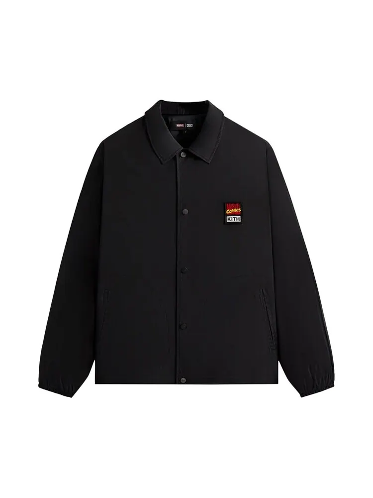 Куртка Kith x Marvel Comics Coaches Jacket — изображение 1 из 2, черный