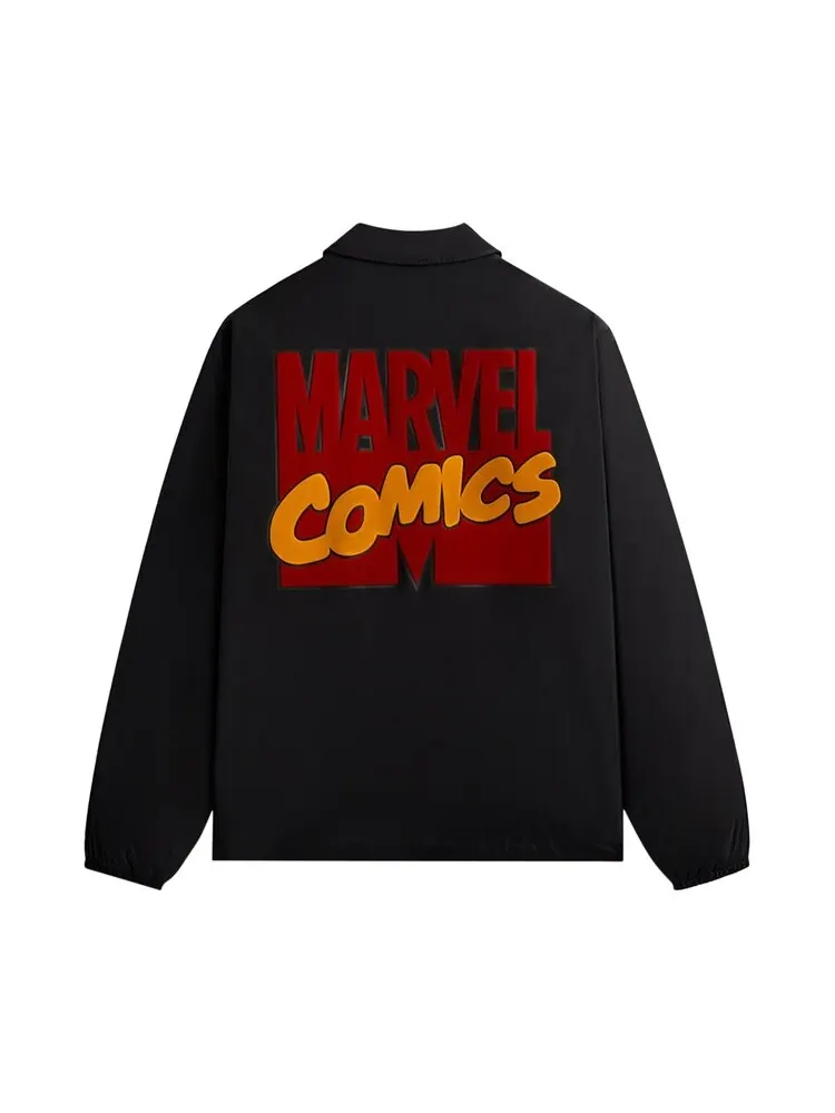 Куртка Kith x Marvel Comics Coaches Jacket — изображение 2 из 2, черный