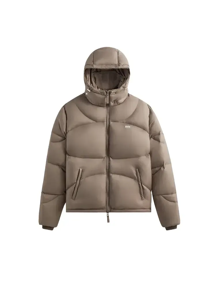 Куртка утепленная Kith Matte Stretch Taffeta Corey Puffer — изображение 1 из 2, бежевый