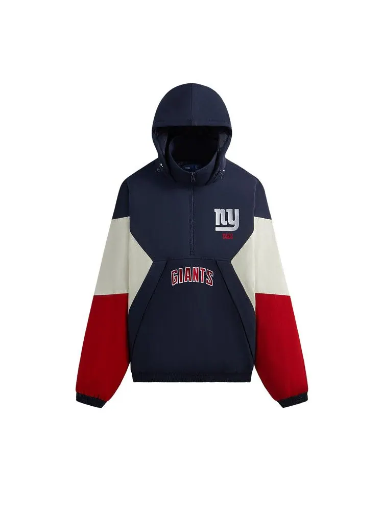 Анорак Kith &, 47 for the NFL: Giants Quarter Zip Anorak With Hood — изображение 1 из 2, ночной