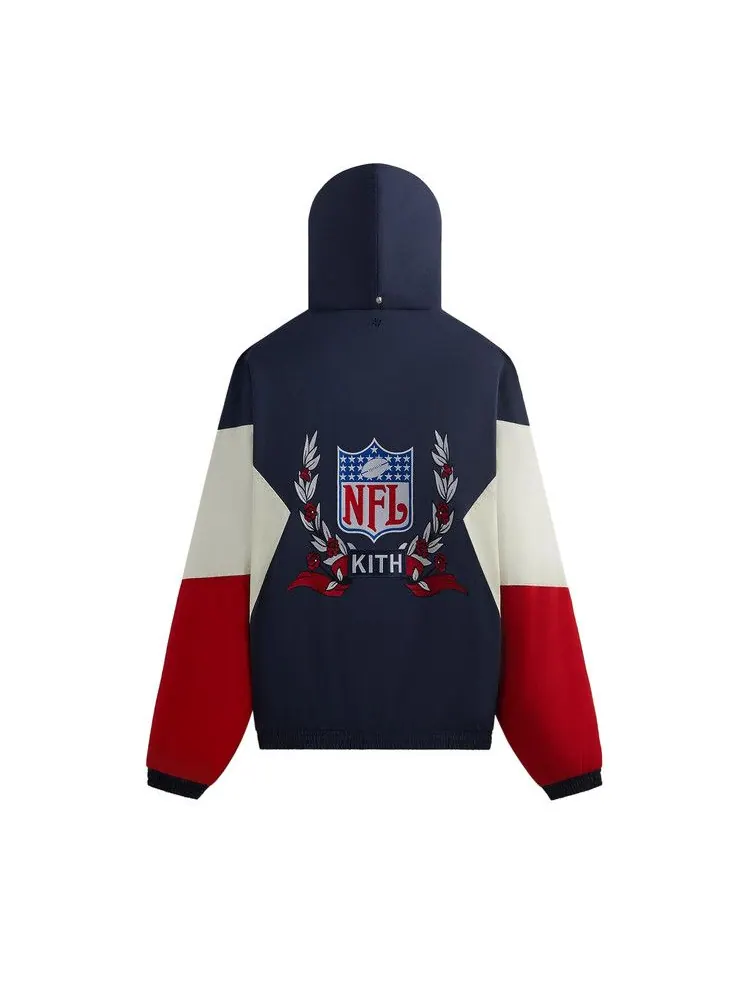 Анорак Kith &, 47 for the NFL: Giants Quarter Zip Anorak With Hood — изображение 2 из 2, ночной