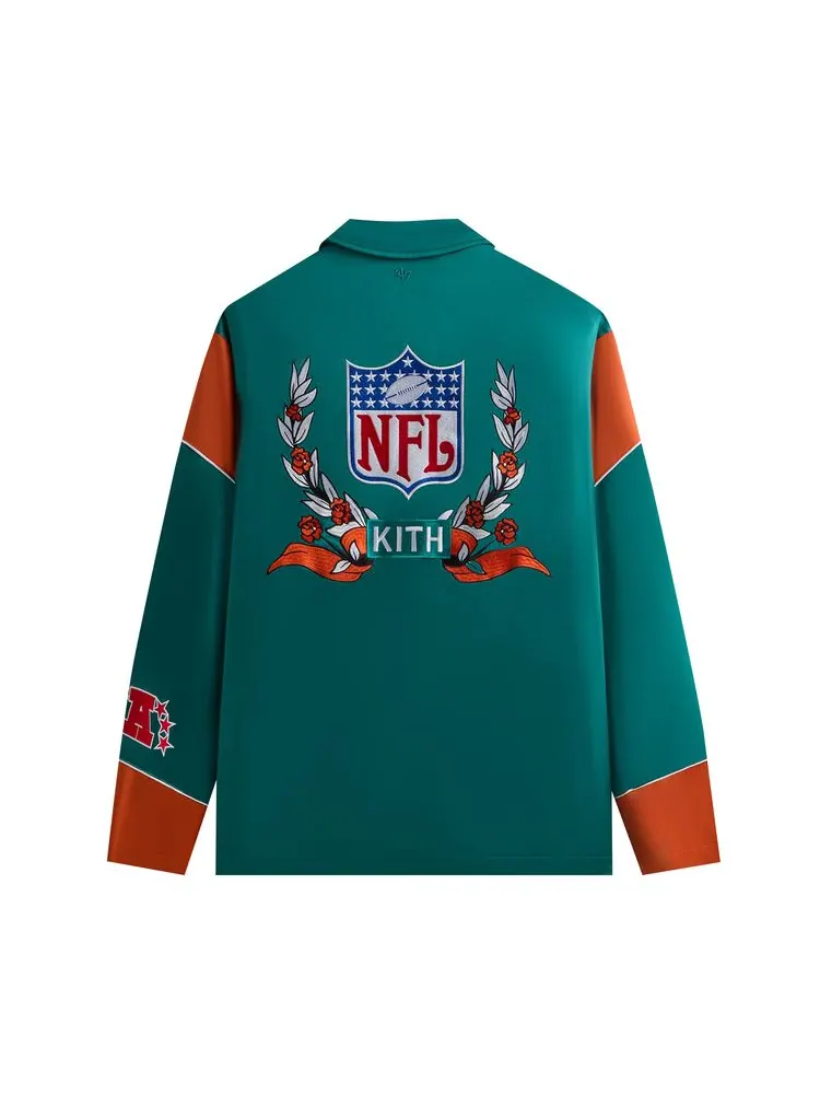 Куртка Kith & '47 for the NFL: Dolphins Kieran Coaches Jacket 'Center' — изображение 2 из 2, зеленый