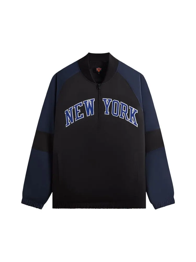 Толстовка Kith For The New York Knicks Ball Nylon Quarter Zip — изображение 1 из 2, черный