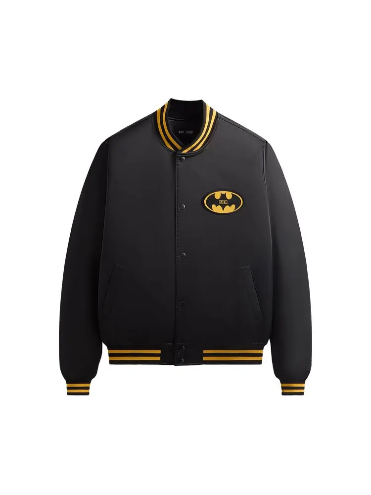 Куртка Kith x Batman Satin Bomber Jacket 'Black' — изображение 1 из 2, черный