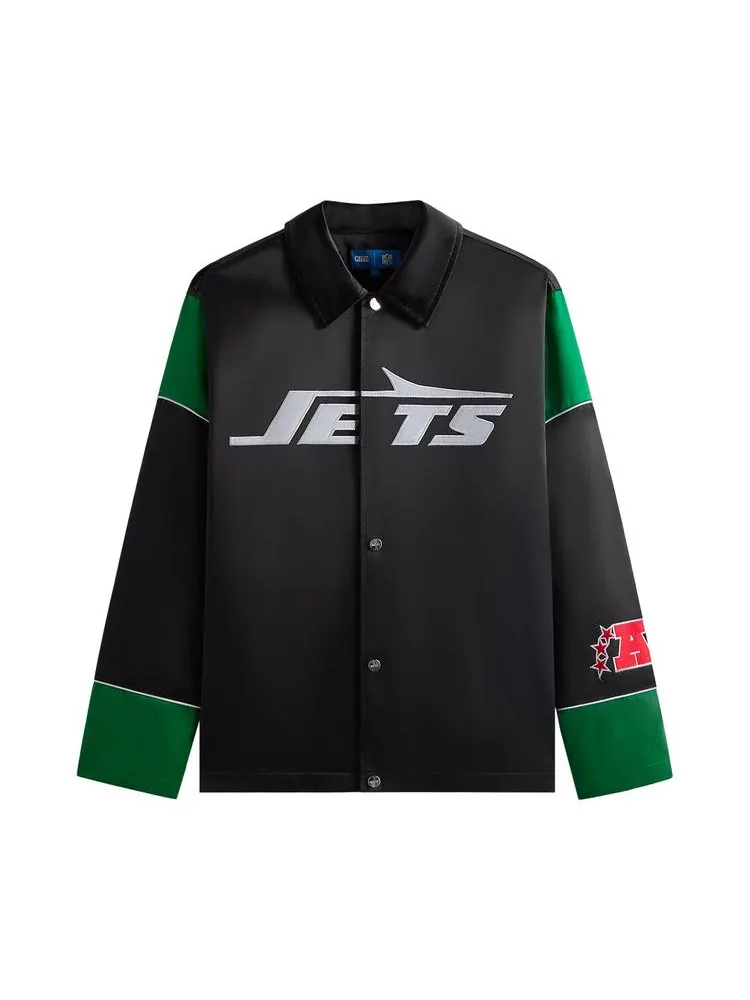 Куртка Kith &, 47 for the NFL: Jets Kieran Coaches Jacket — изображение 1 из 2, черный