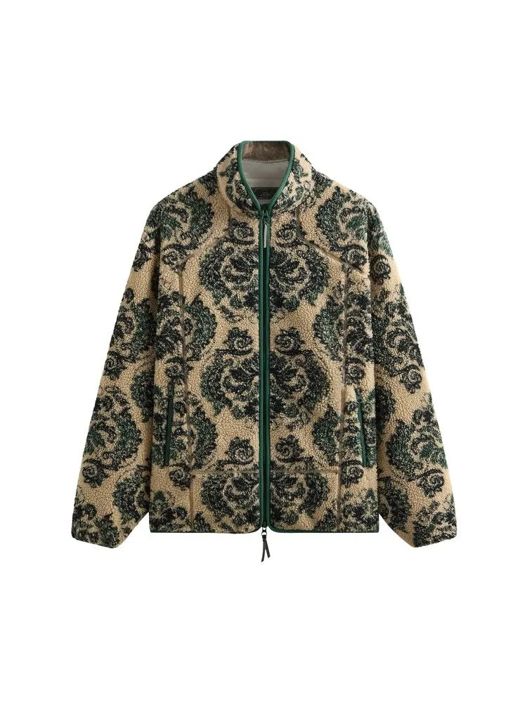 Куртка Kith Damask Floral Sherpa Harper Jacket, Eternal — изображение 1 из 2, бежевый