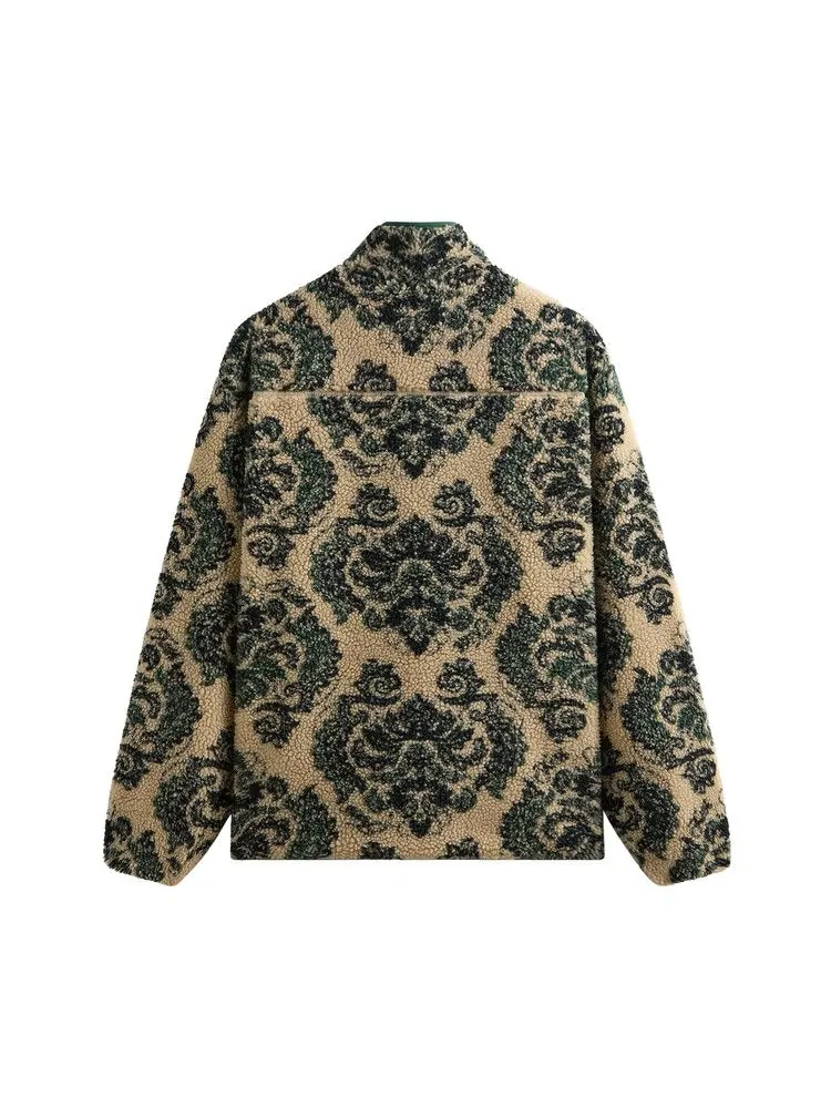 Куртка Kith Damask Floral Sherpa Harper Jacket, Eternal — изображение 2 из 2, бежевый
