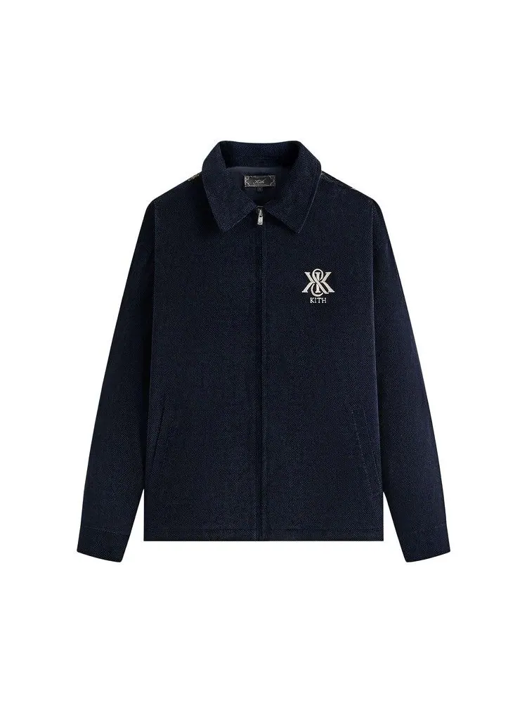 Куртка Kith Tapestry Panelled Remsen Jacket — изображение 1 из 1, чернильный