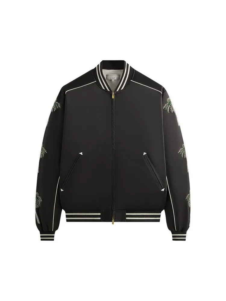 Куртка Kith & Kin Vance Satin Bomber Jacket — изображение 1 из 2, черный
