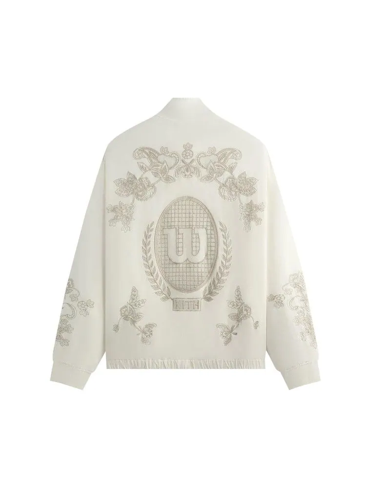 Спортивная куртка Kith x Wilson Embroidered Mesh Track Jacket — изображение 2 из 2, белый