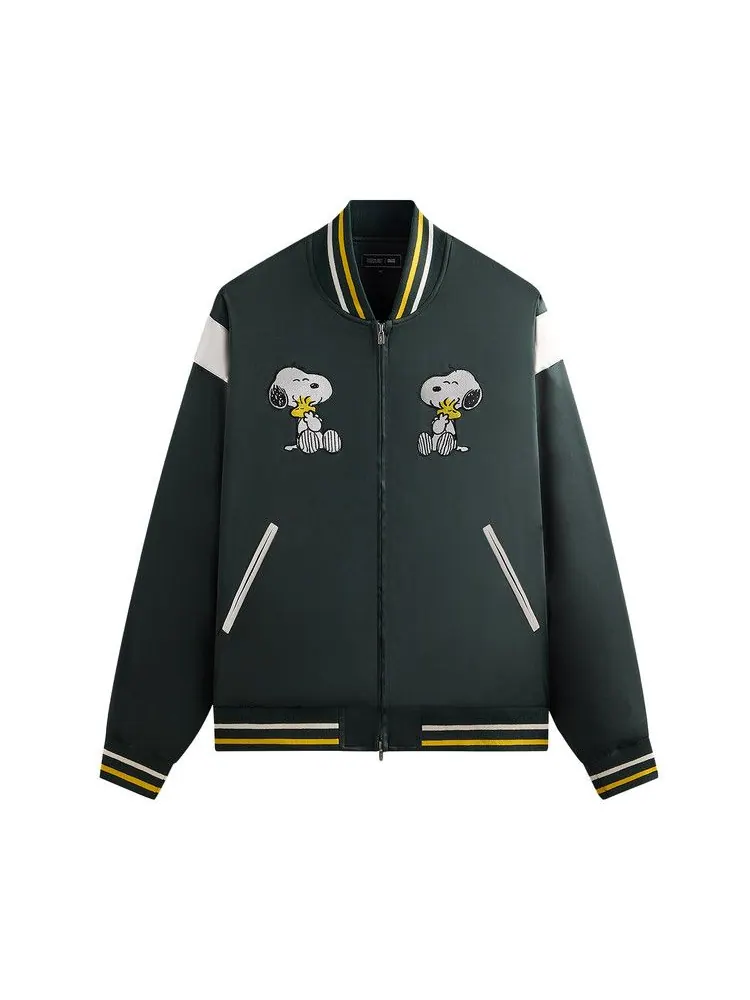Куртка Kith For Peanuts Souvenir Jacket, Stadium — изображение 1 из 1, зеленый