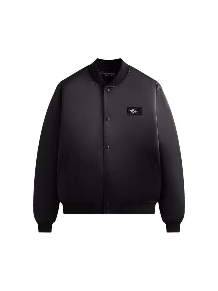 Куртка Kith For Peanuts Satin Bomber Jacket — изображение 1 из 1, черный
